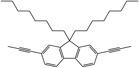 9 9-DIOCTYL-2 7-DI-1-PROPYNYL-9H-FLUORE& Structure