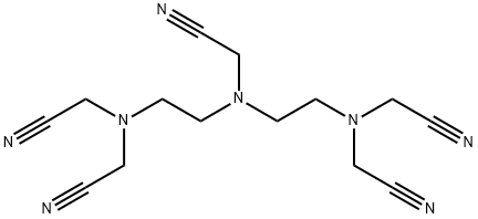 Acetonitrile, 2,2,2,2-(cyanomethyl)iminobis(2,1-ethanediylnitrilo)tetrakis- Structure