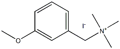Benzenemethanaminium,3-methoxy-N,N,N-trimethyl-, iodide (1:1) Struktur