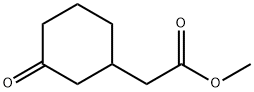 Methyl 2-(3-Oxocyclohexyl)acetate Struktur