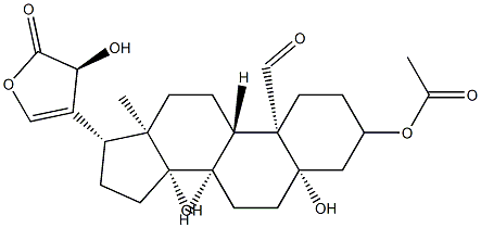 3-acetylstrophanthin Structure