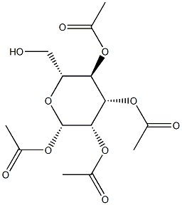 β-D-Mannopyranose 1,2,3,4-tetraacetate, 28154-37-2, 结构式