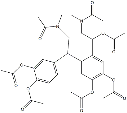 N-[2-[3,4-디아세톡시-α-[(N-메틸아세틸아미노)메틸]벤질]-β,4,5-트리아세톡시페네틸]-N-메틸아세트아미드