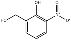 2-(hydroxymethyl)-6-nitrophenol 结构式