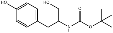 BOC-L-酪氨酸醇, 282100-80-5, 结构式