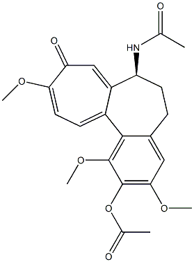 O2-Demethylcolchicine acetate (ester) 结构式
