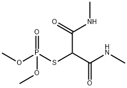 S-Bis(methylcarbamoyl)methyl O,O-dimethyl=phosphorothioate Struktur