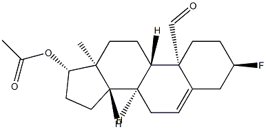 17β-Acetyloxy-3α-fluoroandrost-5-en-19-al|
