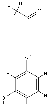 间苯二酚-乙醛预缩合树脂, 28410-56-2, 结构式