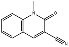 3-Quinolinecarbonitrile,1,2-dihydro-1-methyl-2-oxo-(8CI,9CI), 28448-08-0, 结构式