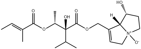 28513-29-3 (1R)-2,3,5,7aβ-Tetrahydro-1α-hydroxy-7-[[[(2R,3S)-3-hydroxy-2,4-dimethyl-5-[(E)-2-methyl-2-butenoyloxy]pentanoyl]oxy]methyl]-1H-pyrrolizine 4-oxide