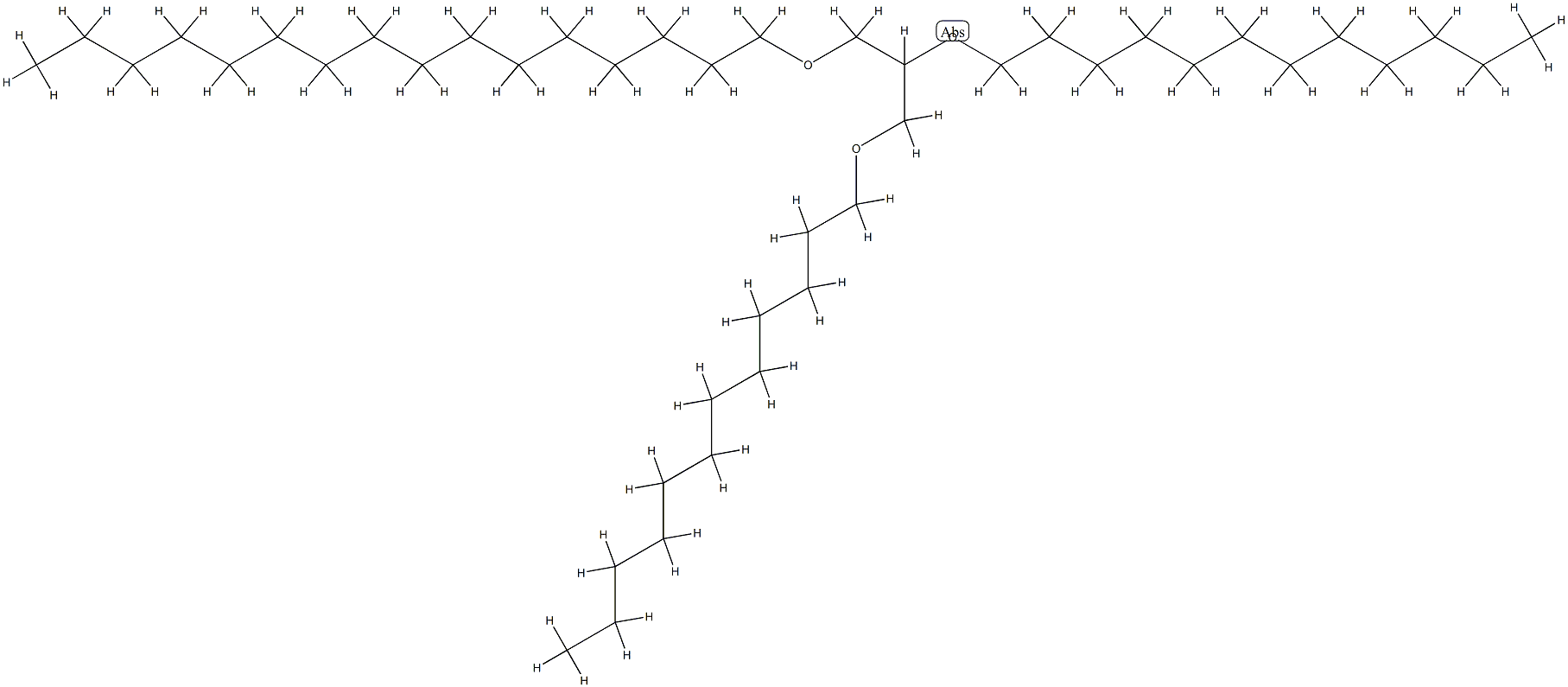 glycerol triether Structure