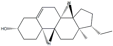 Pregn-5-en-3-ol,(3)-(9CI) Structure