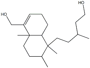 1,2,3,4,4a,7,8,8a-Octahydro-5-(hydroxymethyl)-γ,1,2,4a-tetramethyl-1-naphthalene-1-pentanol Structure