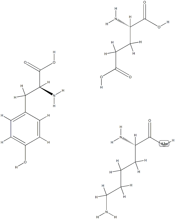 glutamic acid-lysine-tyrosine terpolymer Structure