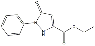 (DYE INTERMEDIATE) 1-PHENYL-3-CARBOXY-5-PYRAZOLONE (3-[ETHOXYCARBONYLj-1-PHENYL-5- PYRAZOLONE),28710-96-5,结构式
