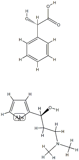 (2S)-HYDROXY(PHENYL)ACETIC ACID  (1S)-3-(DIMETHYLAMINO)-1-(2-THIENYL)PROPAN-1-OL (1:1) (SALT)