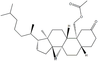 19-Acetyloxy-5α-cholestan-2-one,28809-68-9,结构式