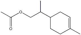beta,4-dimethylcyclohex-3-ene-1-ethyl acetate Struktur