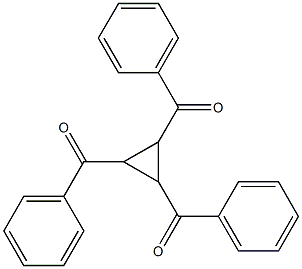 1β,2β,3α-Tribenzoylcyclopropane 结构式