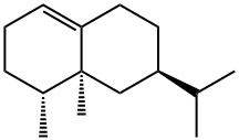 (1R)-1,2,3,5,6,7,8,8a-Octahydro-1α,8aα-dimethyl-7β-(1-methylethyl)naphthalene Struktur