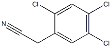 2-(2,4,5-trichlorophenyl)acetonitrile Structure