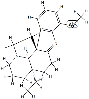 1,2-Didehydro-17-methoxyaspidospermidine 结构式