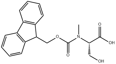 FMOC-N-ME-SER-OH, 291311-48-3, 结构式