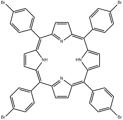 间-四(对 - 溴苯基)卟啉, 29162-73-0, 结构式