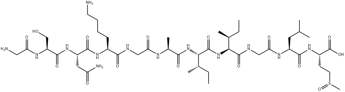 (MET(O)35)-AMYLOID BETA-PROTEIN (25-35) Struktur