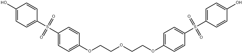 Phenol, 4,4'-[oxybis(2,1-ethanediyloxy-4,1-phenylenesulfonyl)]bis- Struktur