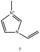 1H-Imidazolium,1-ethenyl-3-methyl-, iodide, homopolymer (9CI)
 Structure
