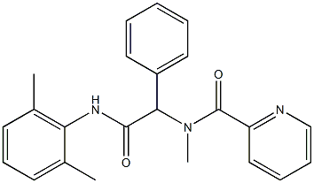 2-Pyridinecarboxamide,N-[2-[(2,6-dimethylphenyl)amino]-2-oxo-1-phenylethyl]-N-methyl-(9CI),293764-25-7,结构式