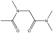 N-acetyl-N-methylglycine-N',N'-dimethylamide Structure