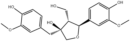 橄榄树脂素 结构式