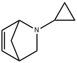 2-Azabicyclo[2.2.1]hept-5-ene,2-cyclopropyl-(9CI) Structure