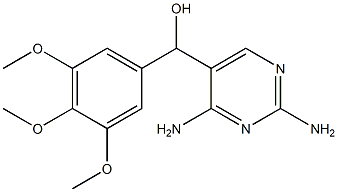 α-ヒドロキシトリメトプリム 化学構造式