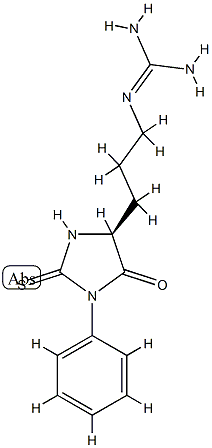 PHENYLTHIOHYDANTOIN-L-精氨酸, 29635-93-6, 结构式