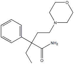α-Ethyl-α-phenyl-4-morpholinebutyramide,2977-26-6,结构式