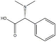 (R)-2-(二甲氨基)-2-苯乙酸, 29810-09-1, 结构式