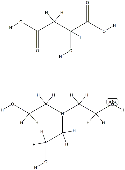 malic acid, compound with 2,2',2''-nitrilotriethanol Structure