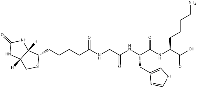 ビオチノイルトリペプチド-1 化学構造式