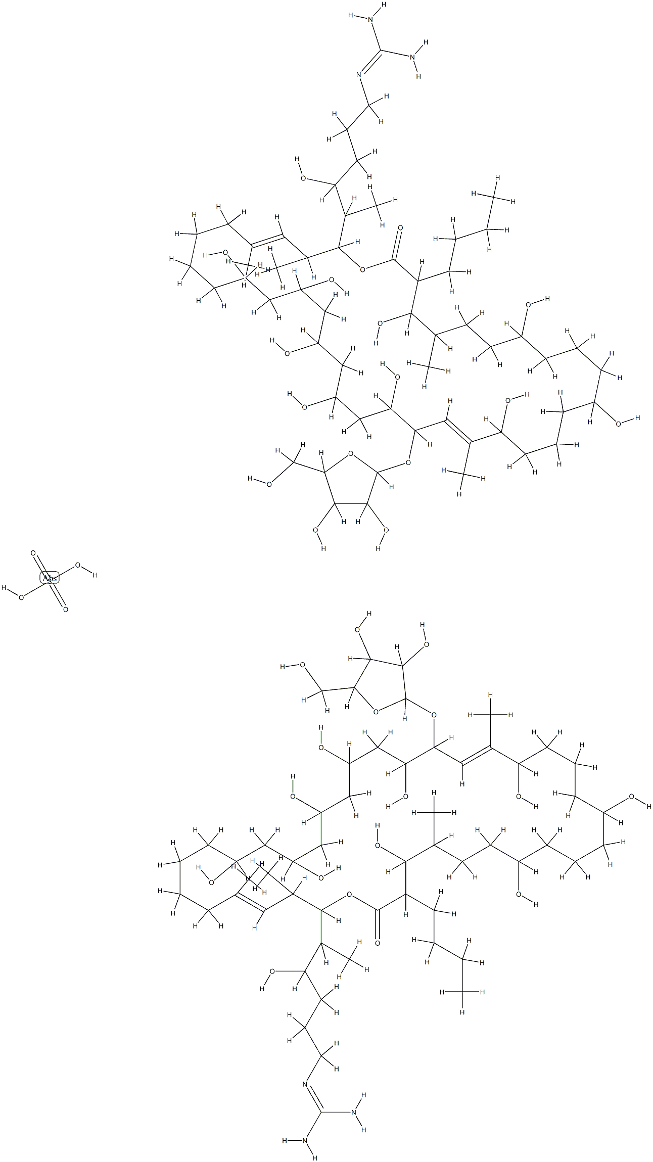 プリマイシンスルファート 化学構造式