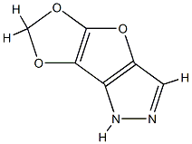 1H-[1,3]Dioxolo[4,5]furo[3,2-c]pyrazole  (8CI,9CI) Structure