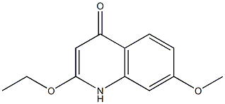 4-Quinolinol,2-ethoxy-7-methoxy-(9CI) Structure