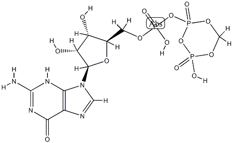 guanosine 5'-(beta,gamma-methylene)triphosphate Structure