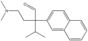 α-[2-(Dimethylamino)ethyl]-α-isopropyl-2-naphthaleneacetaldehyde 结构式