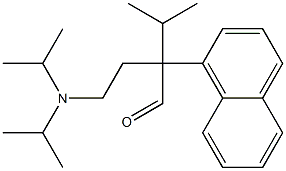 α-[2-[Bis(isopropyl)amino]ethyl]-α-isopropyl-1-naphthaleneacetaldehyde Structure