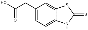 6-Benzothiazoleaceticacid,2,3-dihydro-2-thioxo-(9CI) Structure
