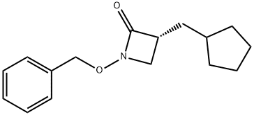 (R)-1-(benzyloxy)-3-(cyclopentylmethyl)azetidin-2-one(WXC05498) Struktur